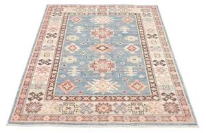 Tappeto Kazak Geometrico Azzurro Avorio 103x149 Cm