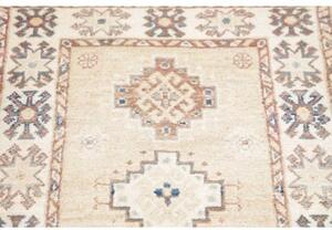 Tappeto Kazak Geometrico Beve Marrone Chiaro Corsia 64x180 Cm