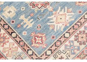 Tappeto Kazak Geometrico Azzurro Avorio 103x149 Cm