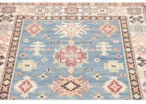 Tappeto Kazak Geometrico Azzurro Avorio 103x149 Cm