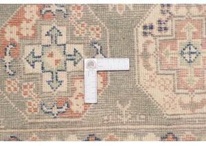 Tappeto Kazak Geometrico Verde Salvia Rosa Cipria 103x155 Cm