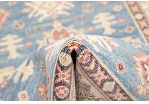 Tappeto Kazak Geometrico Azzurro Avorio 103x149 Cm