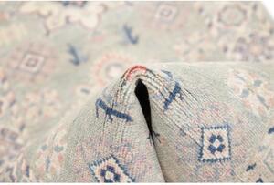Tappeto Kazak Stilizzato Celeste Blu Corsia 64x180 Cm