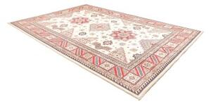 Tappeto Kazak Geometrico Avorio Rosso 248x342 Cm