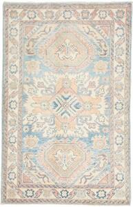 Tappeto Kazak Stilizzato Celeste Beige 81x125 Cm