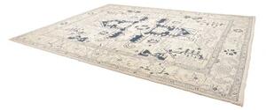 Tappeto Kazak Stilizzato Avorio Blu 308x400 Cm