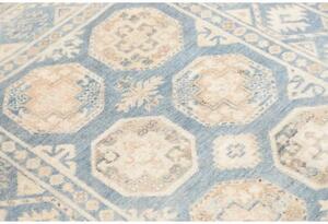 Tappeto Kazak Geometrico Azzurro Avorio 104x148 Cm
