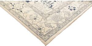 Tappeto Kazak Stilizzato Avorio Blu 308x400 Cm