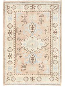Tappeto Kazak Stilizzato Rosa Cipria Avorio 62x89 Cm
