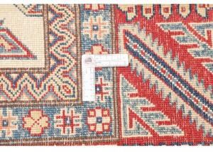 Tappeto Kazak Geometrico Avorio Rosso 248x342 Cm