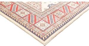 Tappeto Kazak Geometrico Avorio Rosso 248x342 Cm