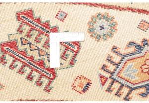 Tappeto Kazak Medaglione Beige Avorio Rotondo 238x234 Cm