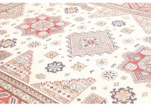 Tappeto Kazak Geometrico Avorio Rosso 248x342 Cm