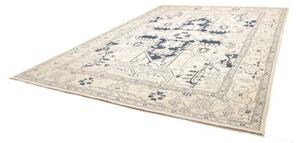 Tappeto Kazak Stilizzato Avorio Blu 308x400 Cm
