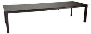 Tavolo alluminio El Paso allungabile marrone rettangolare cm220/330x110h76