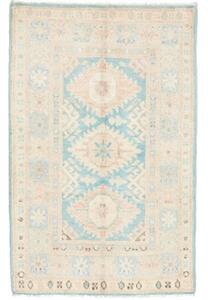 Tappeto Kazak Stilizzato Celeste Beige 62x95 Cm