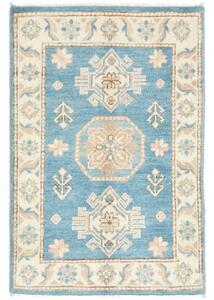 Tappeto Kazak Stilizzato Azzurro Avorio 61x90 Cm