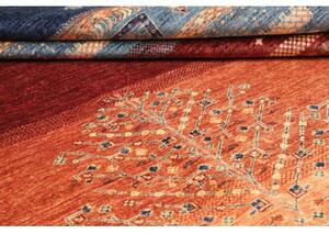 Tappeto Gabbeh Nova Stilizzato Blu Beige 270x362 Cm