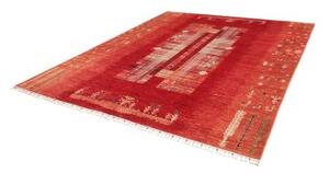 Tappeto Gabbeh Nova Geometrico Rosso Beige 244x290 Cm