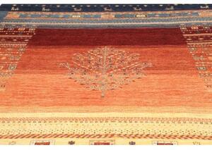 Tappeto Gabbeh Nova Stilizzato Blu Beige 270x362 Cm