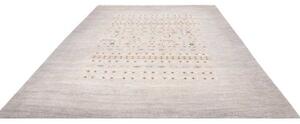 Tappeto Gabbeh Nova Figurativo Grigio Lavanda Beige 273x355 Cm