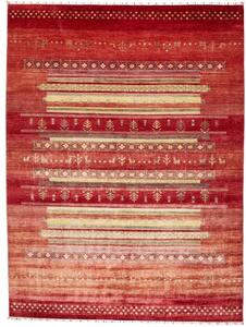 Tappeto Gabbeh Nova Geometrico Rosso Beige 273x364 Cm