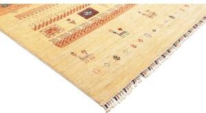 Tappeto Gabbeh Nova Stilizzato Blu Beige 270x362 Cm