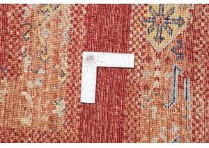 Tappeto Gabbeh Nova Geometrico Rosso Ruggine Beige 169x242 Cm
