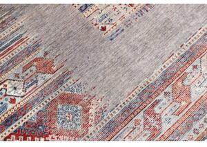 Tappeto Gabbeh Nova Geometrico Grigio Blu 207x297 Cm