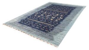 Tappeto Gabbeh Nova Figurativo Blu Notte Azzurro 210x292 Cm