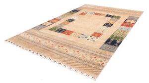 Tappeto Gabbeh Nova Geometrico Beige Blu 207x307 Cm