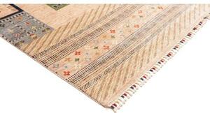Tappeto Gabbeh Nova Geometrico Beige Blu 207x307 Cm