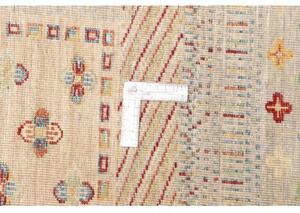 Tappeto Gabbeh Nova Geometrico Celeste Beige 207x297 Cm