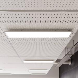 Pannello LED Arcchio Lyndra, 120 cm, bianco, alluminio, dimmerabile, CCT