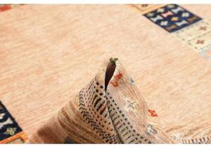 Tappeto Gabbeh Nova Geometrico Beige Blu 207x307 Cm