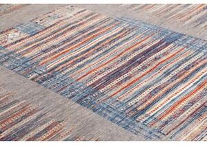 Tappeto Gabbeh Nova Geometrico Grigio Blu 207x297 Cm