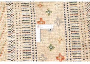 Tappeto Gabbeh Nova Geometrico Beige Blu 207x307 Cm