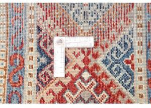 Tappeto Gabbeh Nova Geometrico Grigio Blu 207x297 Cm