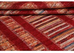 Tappeto Gabbeh Nova Geometrico Rosso Ruggine Beige 169x242 Cm