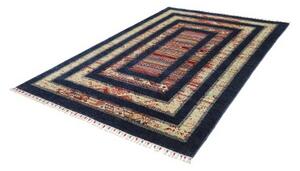 Tappeto Gabbeh Nova Geometrico Blu Scuro Avorio 169x240 Cm