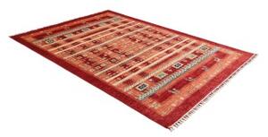 Tappeto Gabbeh Nova Geometrico Rosso Ruggine Beige 170x251 Cm