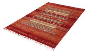 Tappeto Gabbeh Nova Geometrico Rosso Mattone Beige 125x183 Cm