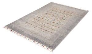 Tappeto Gabbeh Nova Figurativo Grigio Beige 125x176 Cm