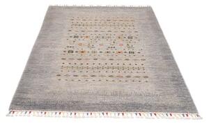 Tappeto Gabbeh Nova Figurativo Grigio Beige 125x176 Cm