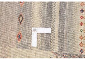Tappeto Gabbeh Nova Geometrico Grigio Beige 155x194 Cm
