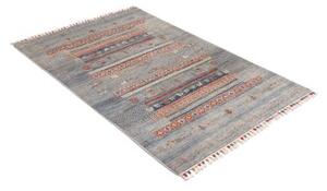 Tappeto Gabbeh Nova Geometrico Azzurro Blu 103x158 Cm