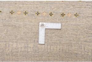 Tappeto Gabbeh Nova Figurativo Grigio Beige 124x178 Cm