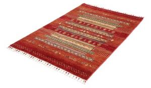 Tappeto Gabbeh Nova Geometrico Rosso Mattone Beige 99x150 Cm