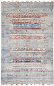 Tappeto Gabbeh Nova Geometrico Azzurro Blu 103x158 Cm