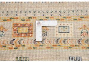 Tappeto Gabbeh Nova Figurativo Beige Blu 103x149 Cm
